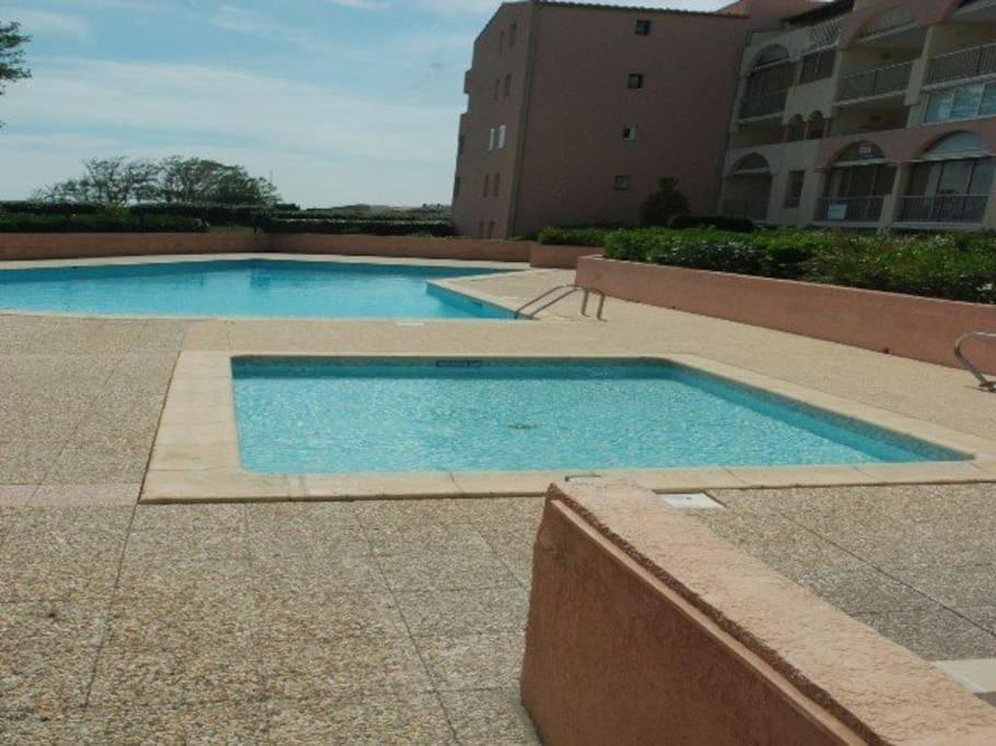 Amouvera C14, T2 Vue Mer, Piscine, Clim, Parking 阿格德 外观 照片